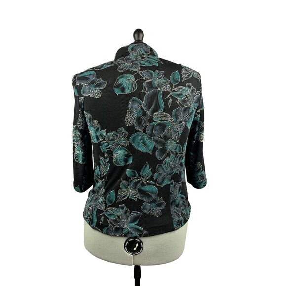 Alex Evenings 2-Piece Womens Floral Print Jacket & Tank Set 1X - Picture 2 of 9